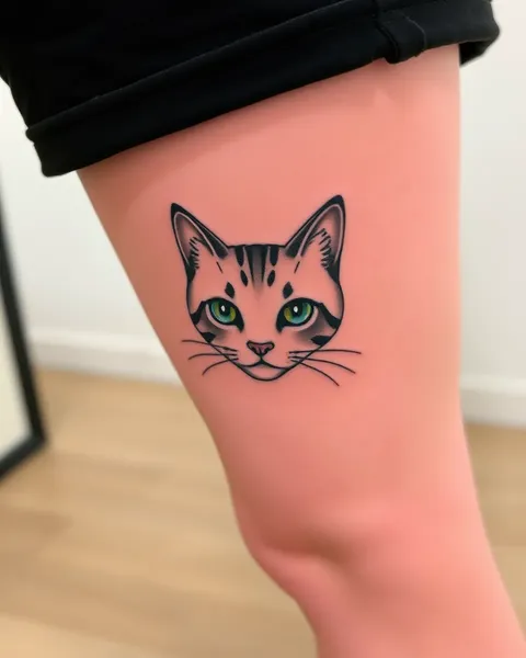 Inspiración para tatuajes de gato para aquellos que aman a los gatos