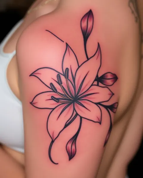 Inspiración y Diseño de Tatuajes de Flor de Lirio