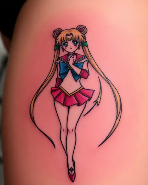 Inspiración y ideas de tatuajes para fans de Sailor Moon