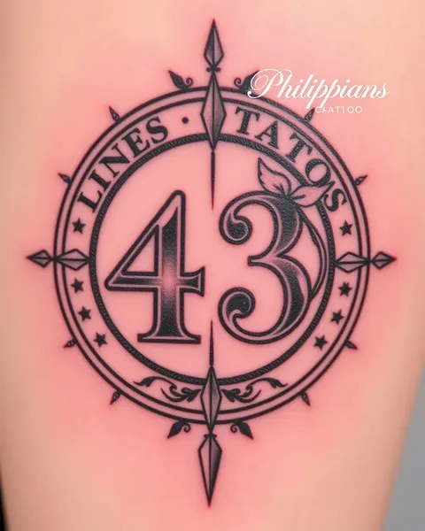 Inspiración y orientación para diseño de tatuaje de Filipenses 4:13