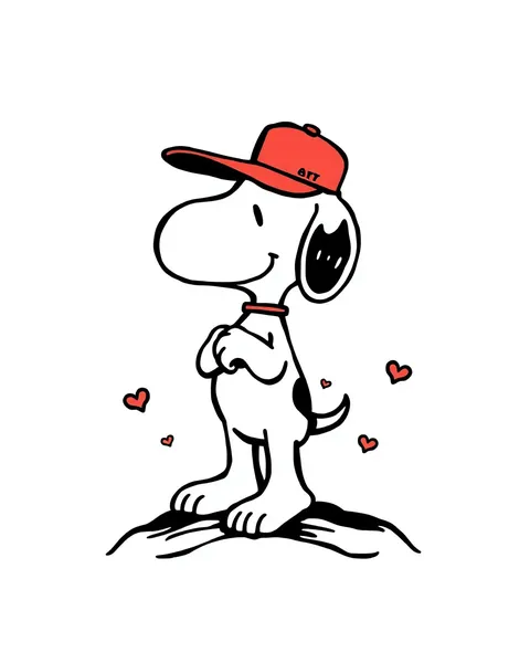 Inspiración única para diseños de tatuaje Snoopy