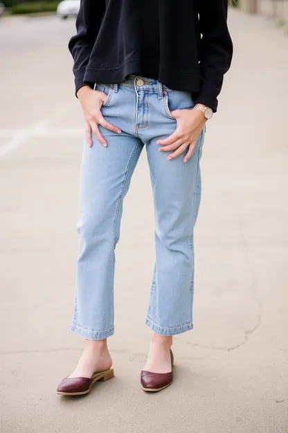 Jeans de flare de chicas: moda y cómoda para chicas