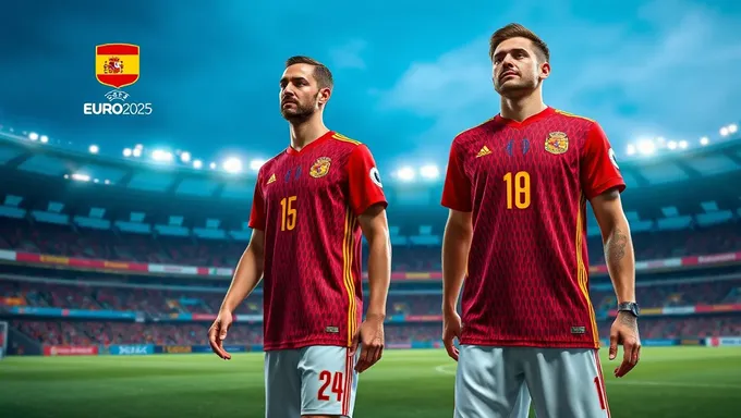 Jersey de Kit de España para Euro 2025 filtrado en Línea