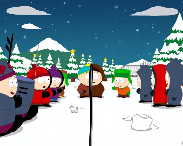 Juego de aventuras de South Park con fondo de PNG fracturado