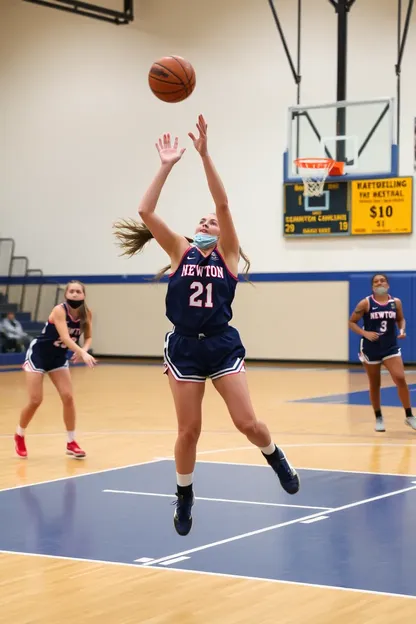 Jugadoras de Baloncesto de Newton Mostran Velocidad Excepcional