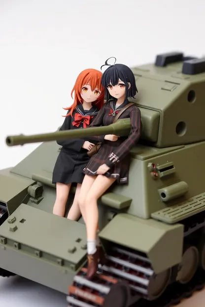 Kits de modelo de papel de Girls Und Panzer a la venta