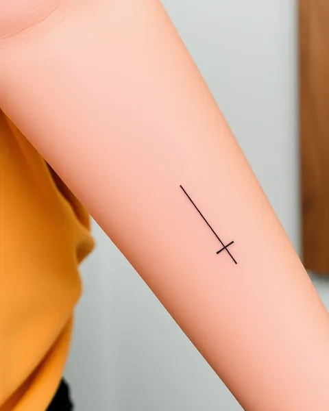 La Belleza de Tatuajes Lineales Simples