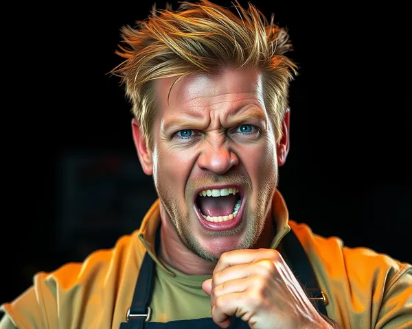 La Cara de Enojo de Gordon Ramsay en Imagen PNG