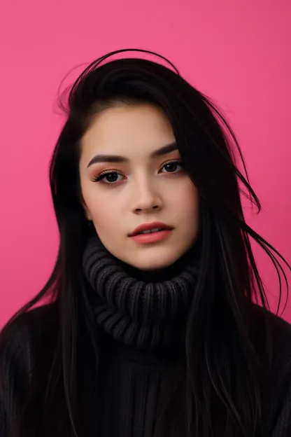 La Chica con Pelo Oscuro es Realmente Alta