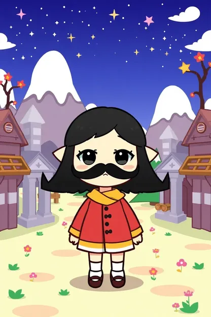 La Niña con Bigote de Miitopia: Característica Rara