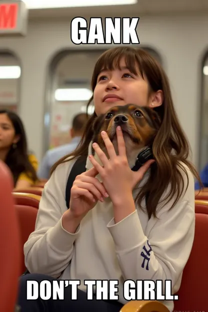 La chica ansiosa por que el meme se vuelva viral