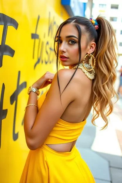 La chica de vestido amarillo de Worldstarhiphop Worldstarhiphop