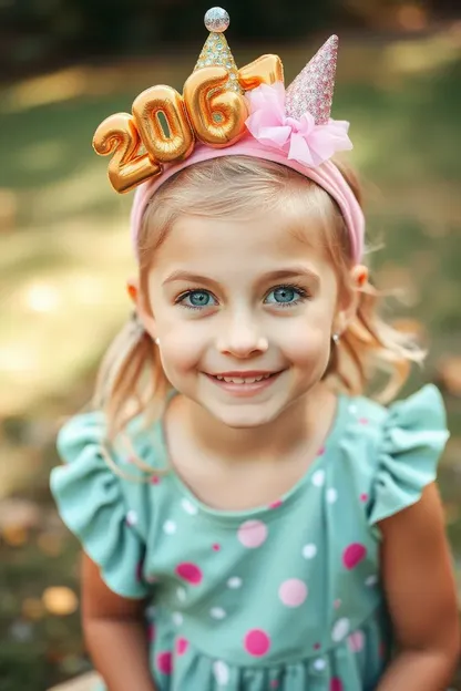 La cinta de la cabeza de la niña del cumpleaños es un regalo personalizado