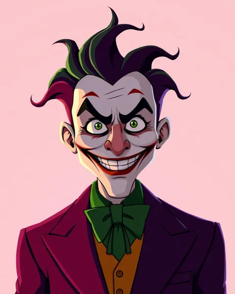 La colección de imágenes de dibujos animados del Joker