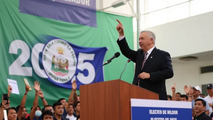 La elección presidencial de El Salvador en 2025 anunciada