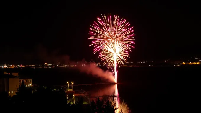 La exhibición de Fireworks de Naugatuck 2025 comenzará al atardecer