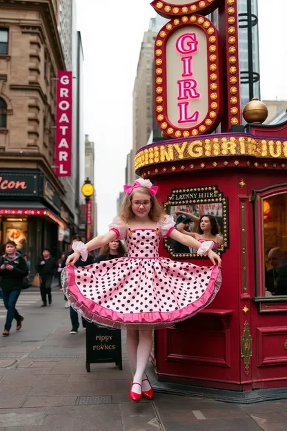 La experiencia en vivo de la casa de la comedia de la niña