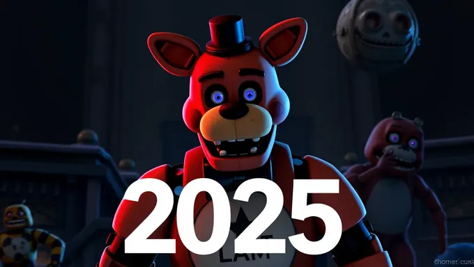 La fecha de lanzamiento de Fnaf el 2 de mayo de 2025 confirmada