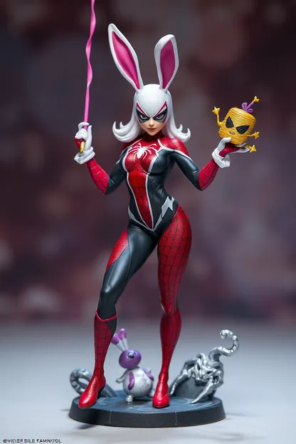 La figura de Gwen Bunny Girl Spider se desvela