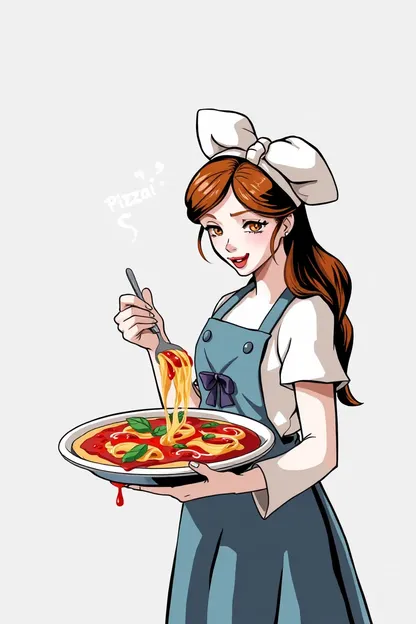 La fórmula secreta de salsa de pasta de la niña de la pizza