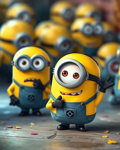 La ilustración de Minions encarna el arte imaginativo y fantasioso