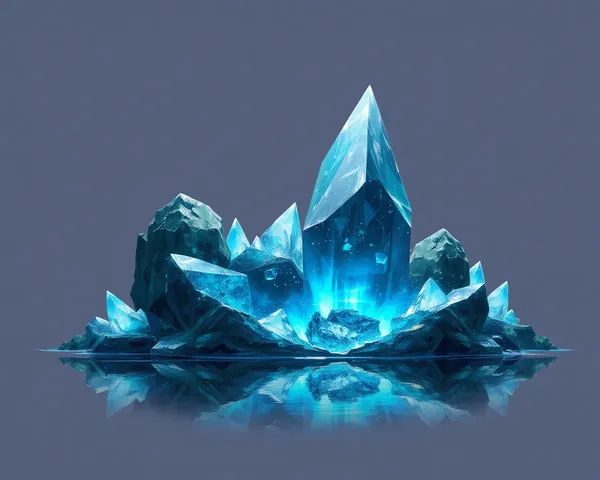 La imagen de cristal de Atlantis se encuentra en formato PNG