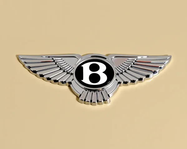 La imagen de logo de Chrome de Bentley en formato PNG aparece