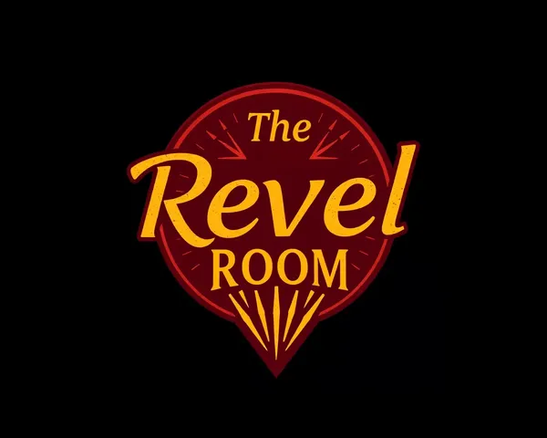 La imagen de logo de The Revel Room en formato PNG