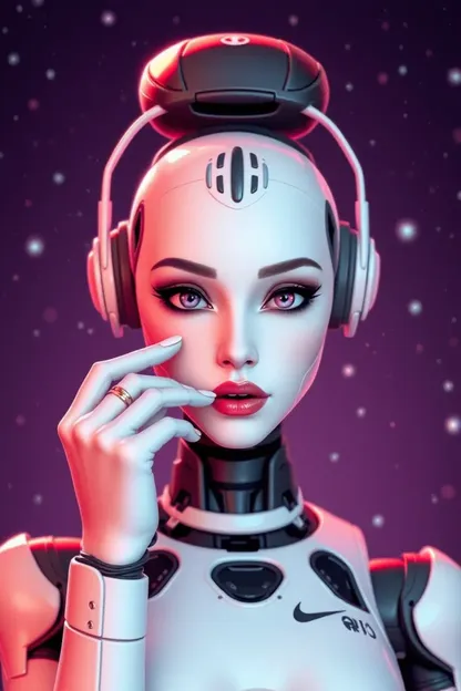 La influencer de inteligencia artificial de la chica para un prompt de escritura para un post de blog