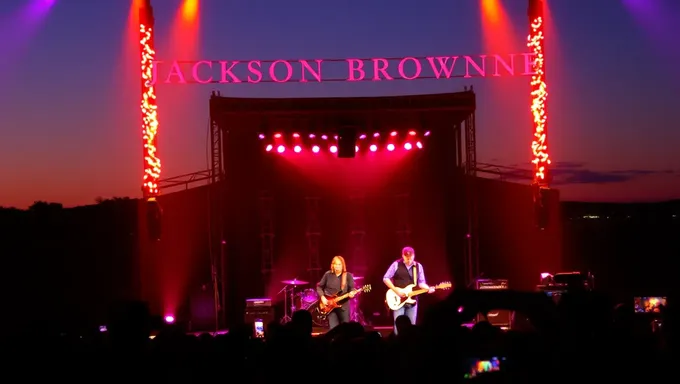 La itinerario de concierto de Jackson Browne de 2025 se revela