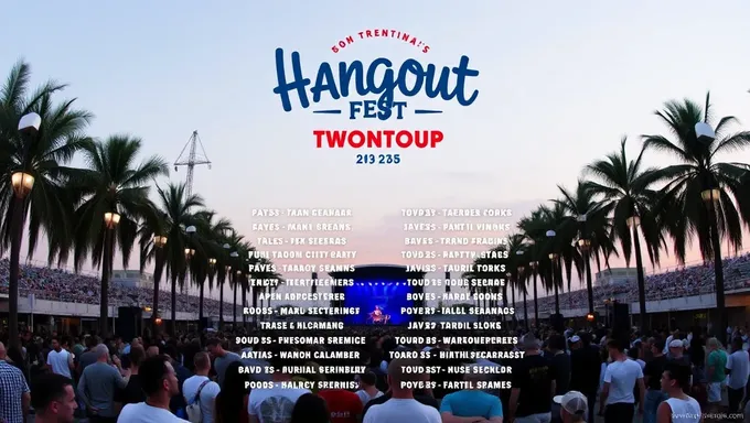 La lista de reproducción del Hangout Fest 2025 presenta artistas increíbles