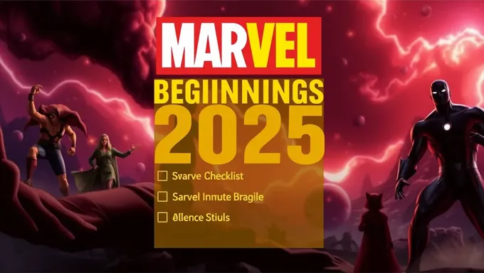 La lista de verificación para el éxito en 2025 comienza con Marvel