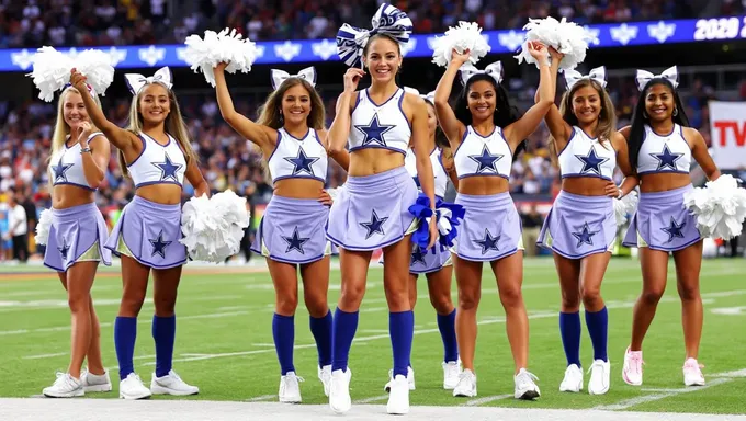 La lista del roster de las cheerleaders de los Dallas Cowboys de 2025 está disponible en línea ahora