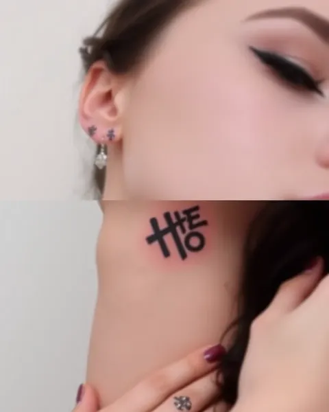 La moda de tatuaje de oreja femenina