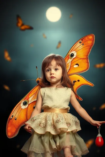 La niña mariposa: una niña con habilidades inusuales