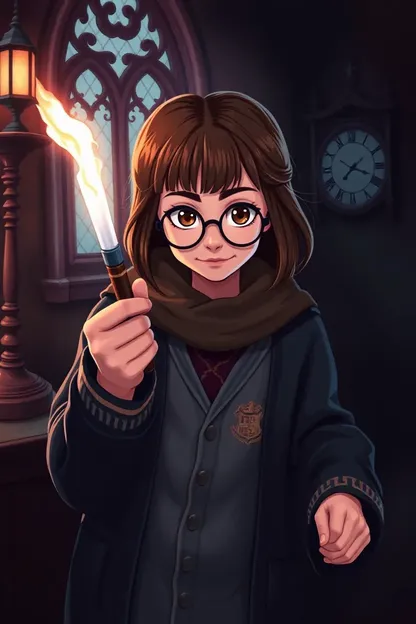 La niña torpe descubre el misterio secreto de Hogwarts