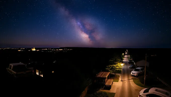 La noche de agosto en Massachusetts de 2025 capturada