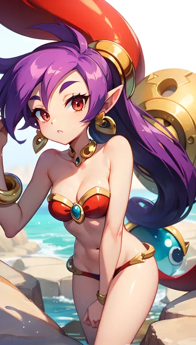 La princesa pirata de Sequins de Shantae R34