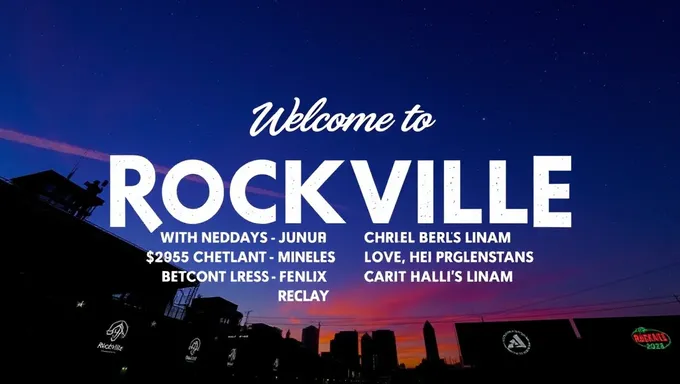 La programación de Rockville 2025 se desvela con encabezados emocionantes