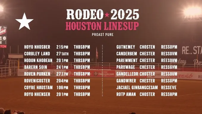 La programación del Rodeo de Houston 2025 presenta a los artistas de vanguardia en cartelera