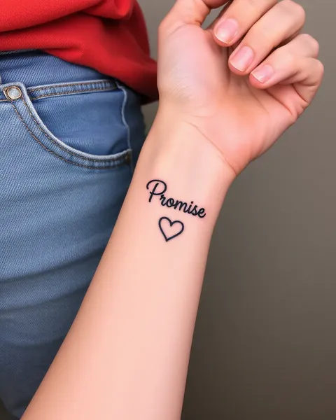 La promesa en el dedo meñique tatuada es un símbolo de confianza inquebrantable