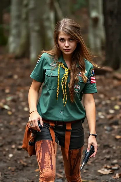 La scout sucia de Girl Scout: escándalo azota el trop