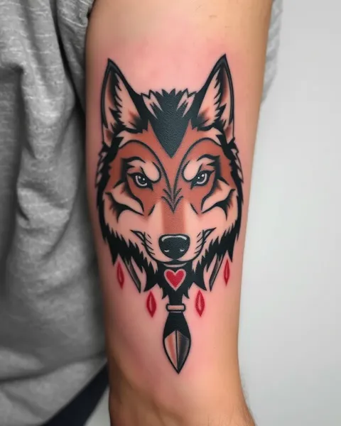 La significación cultural de los diseños de tatuaje tradicionales de lobo