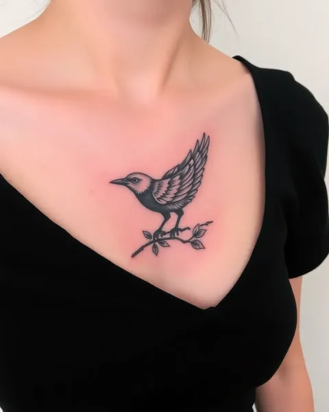 La significación de un diseño de tatuaje de ave