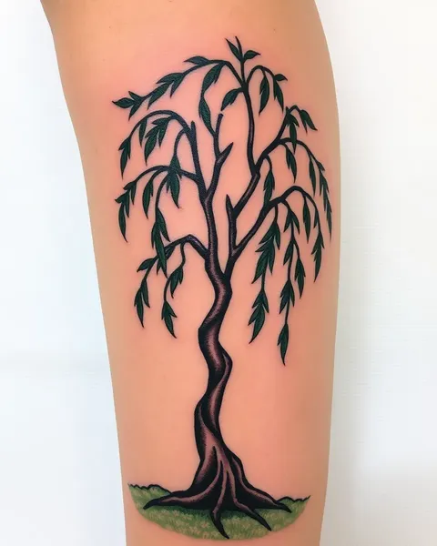 La significación del tatuaje de árbol llorón en la cultura