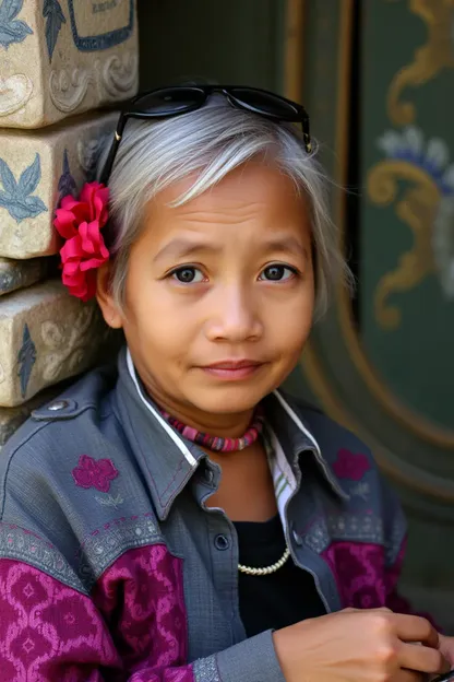 La sonrisa de una niña anciana puede iluminar la habitación