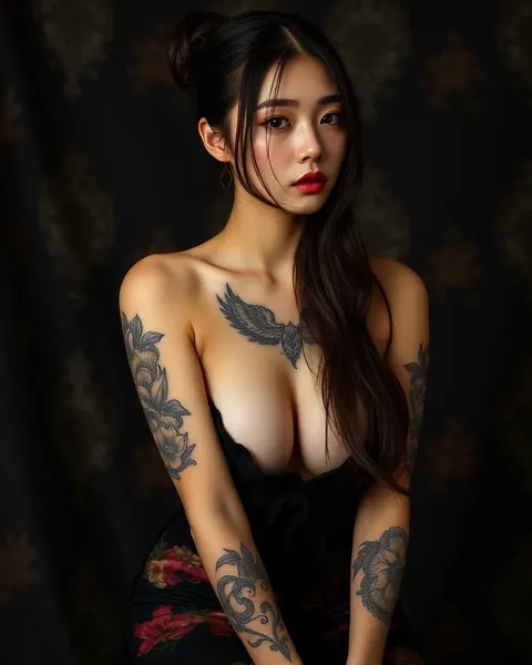 La tienda de tatuajes de Han So Hee atrae a muchos clientes