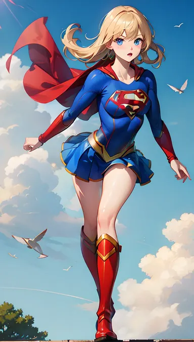 La transformación hentai de Supergirl desatada en línea