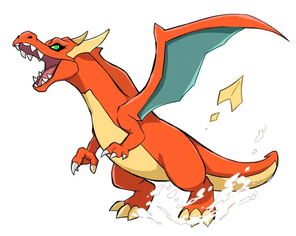 La velocidad de transferencia de archivo PNG de Charizard es rápida