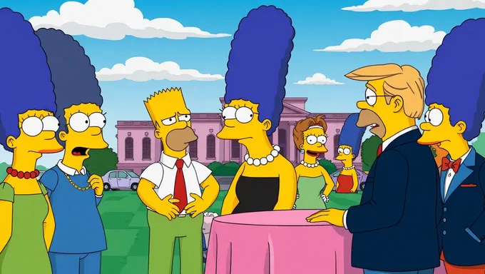 La visión de 2025 de Los Simpson: la caída de Trump se avecina